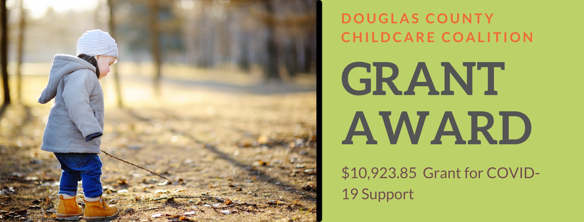 FOR IMMEDIATE RELEASE For more information, contact: Jessica Gaul Executive Director 541-957-1008 Jessicag@cobbschool.org COBB CHILDREN’S LEARNING CENTER RECEIVES $10,923.85 GRANT FOR COVID-19 SUPPORT Roseburg, Oregon (01.21.21) — Cobb Children’s Learning Center has received a $10,923.85 grant from the Douglas County Childcare Coalition to support high-quality care at its Cobb Childcare and Preschool location while operating […]